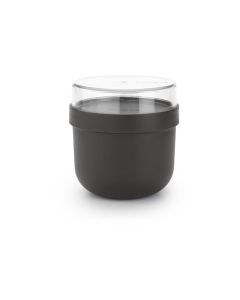 Brabantia Yoghurtbehälter Make & Take 500 ml, Dunkelgrau