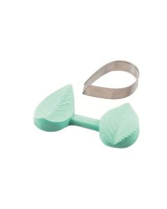 Silikomart Prägerform Mini Blatt Mint