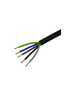 STEFFEN Installationskabel TD 5x 1.5 mm2, 10 m, Schwarz