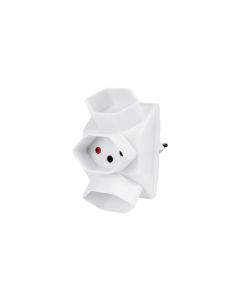 STEFFEN Mehrfachadapter 3x T13, Weiss