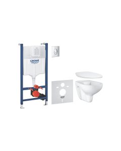 GROHE WC-Set Solido Euro Keramik 5in1 1.13 m Bauhöhe