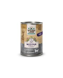 Wildes Land Nassfutter Dog Adult Wild PUR mit Distelöl, 400 g