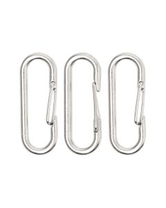 lalana Anhänger Karabiner 47 x 15 mm, 3 Stück