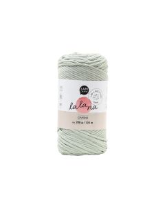 lalana Wolle Carina 200 g, Graugrün