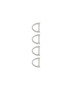 lalana Anhänger D-ring 28 x 25 mm, 4 Stück