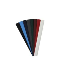 Büromaterial Einbanddeckel LX Strips Fastback 0 g/m², 100 Stück, Weiss