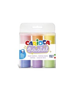 Carioca Pastell 6 Stück, Mehrfarbig