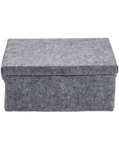 diaqua® Aufbewahrungsbox Stone 31 x 21 x 14 cm, Grau