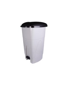 Edi Clean Treteimer Kick 110 l, Grau/Schwarz
