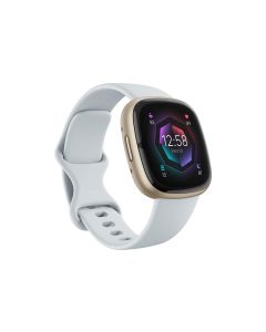 Fitbit Sense 2 Smartwatch Hellblau/Gold