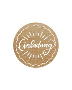 Woodies Stempel Einladung 1 Stück