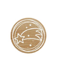 Woodies Stempel Weihnachtsstern 1 Stück