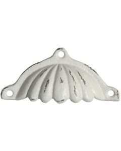 Chic Antique Möbelgriff mit Rillen 5 x 12 cm, antik Crème