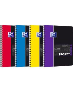 Oxford Notizheft A4+, kariert, Assortiert