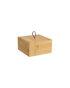 diaqua® Aufbewahrungsbox aus Bambus 15 x 15 x 8 cm, Nature