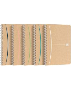 Oxford Notizheft A5, liniert, assortiert