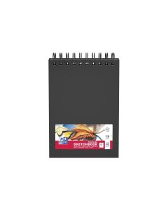 Oxford Malbuch Skizzenbuch A5, Schwarz