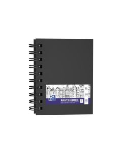 Oxford Malbuch Skizzenbuch A6, Schwarz