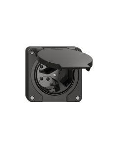 Feller UP-Steckdosen NEVO 3x T13 IP21, Schwarz