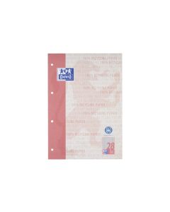 Oxford Notizblock A4, kariert, Rot