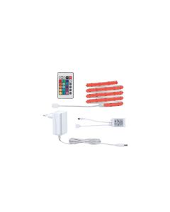 Paulmann LED-Stripe SimpLed Strip Set COB, RGB, 1.5 m, Weiss