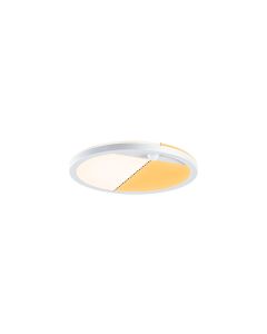 Paulmann Wandleuchte Lamina, Rund, 14W, 2200-3000K, PIR, Weiss