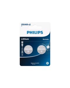Philips Knopfzelle Lithium CR2450 2 Stück