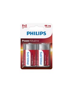 Philips Batterie Power Alkaline D 2 Stück