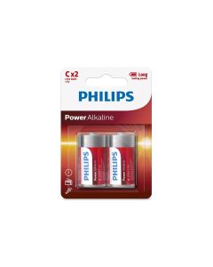Philips Batterie Power Alkaline C / LR14 2 Stück