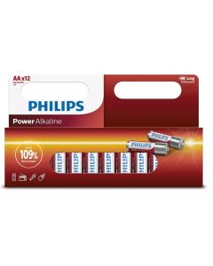 Philips Batterie Power Alkaline AA 12 Stück