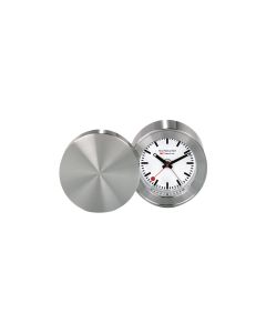 Mondaine Klassischer Wecker Ø 5 cm, Silber