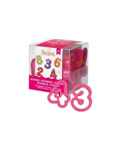 Decora Guetzli-Ausstecher-Set 9 Stück, Zahlen
