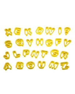 Decora Guetzli-Ausstecher-Set 36 Stück, Alphabet und Zahlen