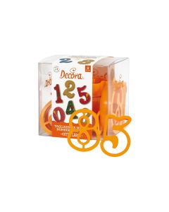 Decora Guetzli-Ausstecher-Set 9 Stück, Zahlen, gross