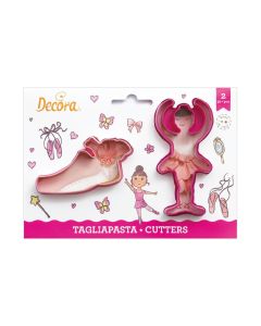 Decora Guetzli-Ausstecher-Set 2 Stück, Ballerina