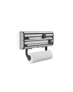 Leifheit Wandrollenhalter Parat Royal Silber, 40.7 x 18 x 11.4 cm