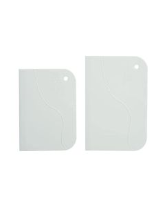 Decora Teigschaber 2 Stück, Weiss