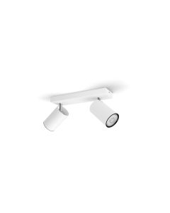 Philips Aufbauspot MyLiving Kosipo, 2 x 5.5W, GU10, Weiss