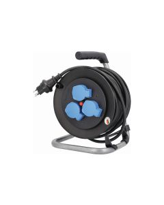Elbro Kabelrolle 25 m 3x T13, IP55, Schwarz