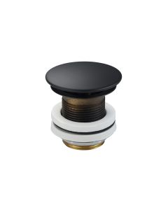 diaqua® Schaftventil 1 1/4, Ø 72, ohne Überlauf, Schwarz