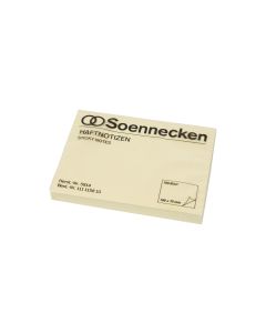 Soennecken Notizzettel 10 x 7.5 cm, 12 x 100 Blätter, Gelb