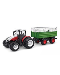 Amewi Traktor mit Viehtransporter RTR, 1:24