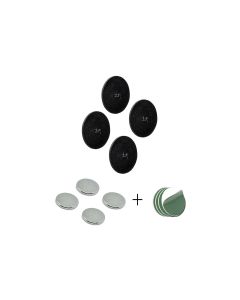 Silwy Magnet-Power-Bundle 12-teilig, Schwarz