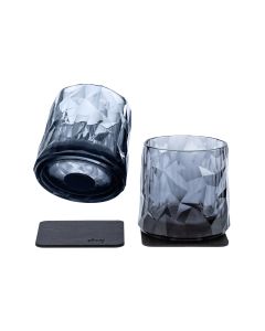 Silwy Magnet-Kunststoffgläser Tumbler Grau