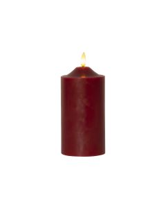 Star Trading LED-Kerze Pillar Flamme, 17 cm, Rot