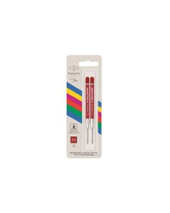 Parker Schreibmine Quinkflow Medium (M), Rot, 2 Stück