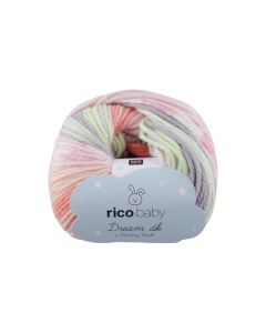 Rico Design Wolle Baby Dream dk 50 g, Grau; Lachs