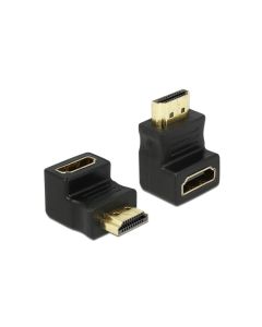 Delock Adapter 90° unten gewinkelt HDMI - HDMI