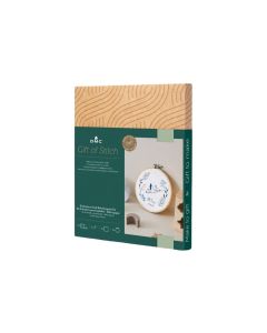 DMC Stickset Gift of Stich Storch und Hase, Ø 15.7 cm