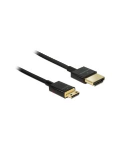 Delock Kabel 4K 60Hz HDMI - Mini-HDMI (HDMI-C), 4.5 m, Schwarz